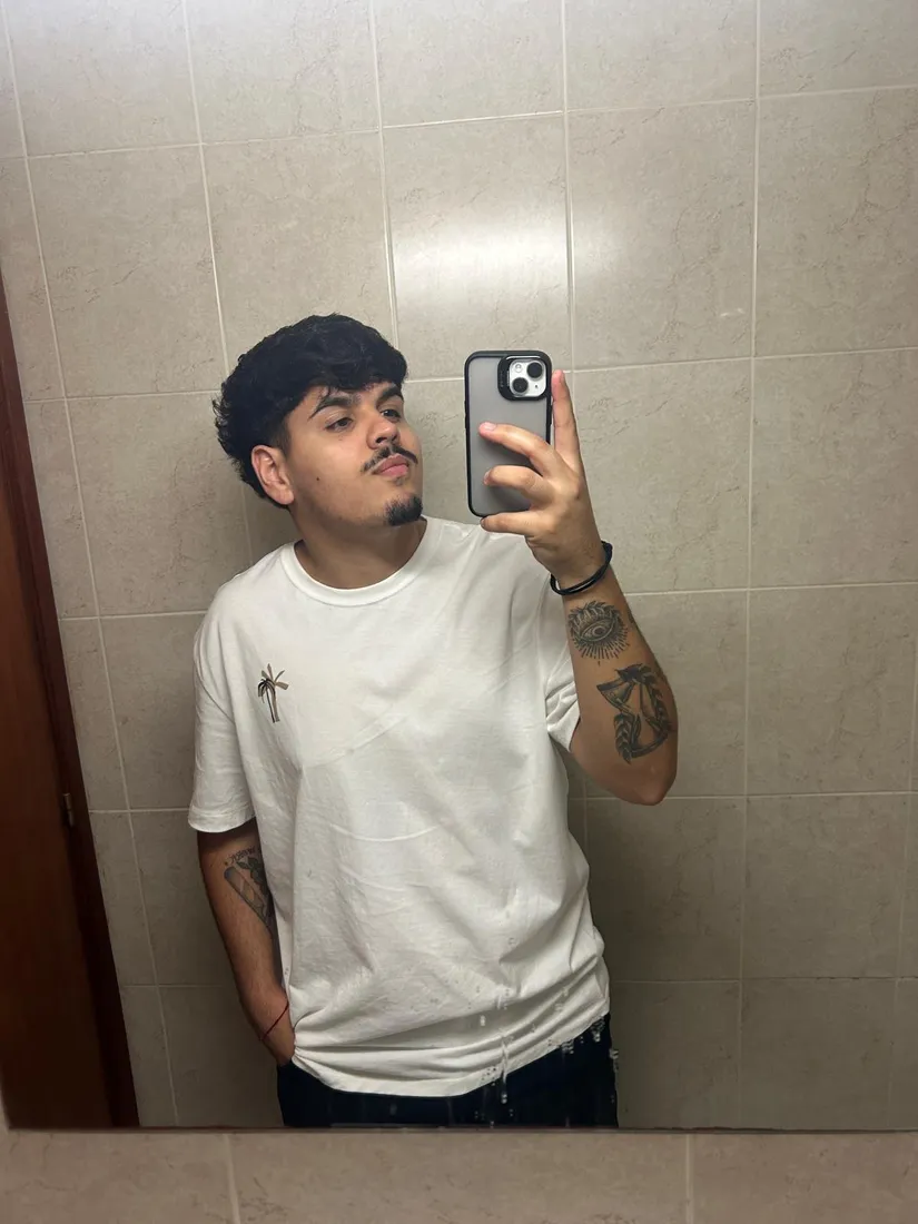 Elías, foto del antes del proceso